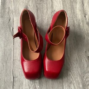 Snake Skin heels